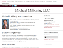 Tablet Screenshot of michaelmillonig.com